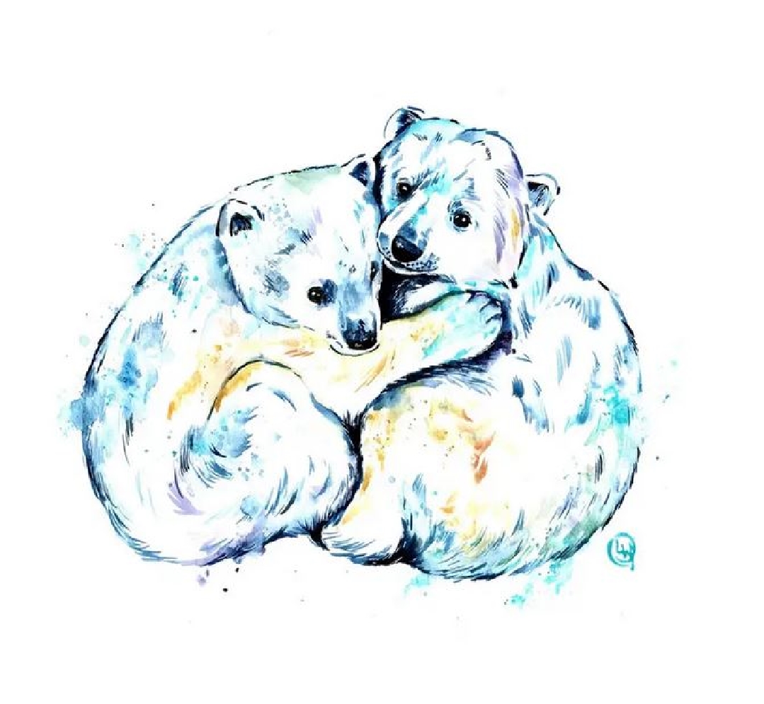 Polar Bear Print 11   X 14      Brothers  

F...