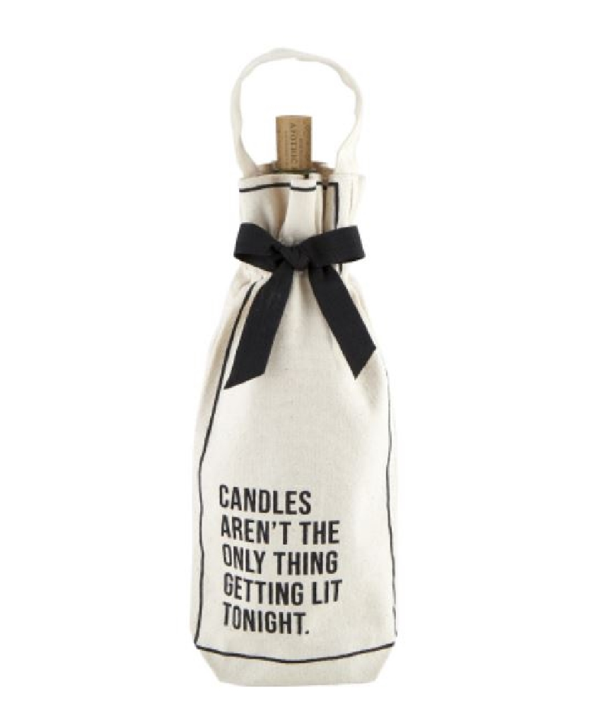 Wine Bag -   Candles Aren t The Only Thing Gett...