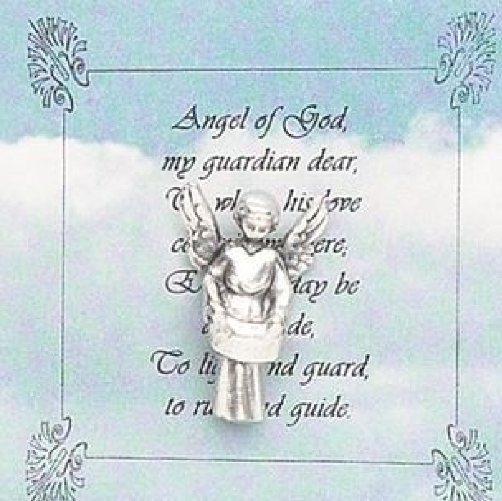 Guardian Angel 
Devotional Pocket Medal w/ Pra...