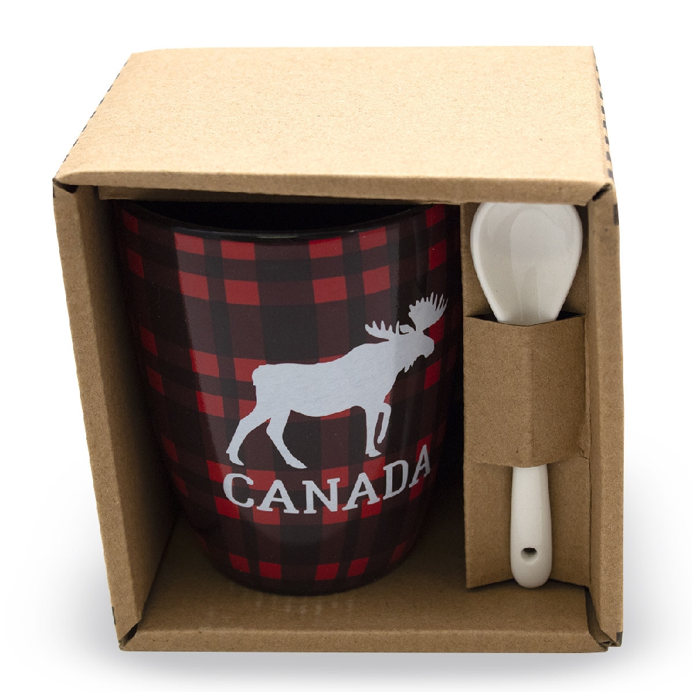   Canada   Buffalo Check Moose OR Bear Mug with...