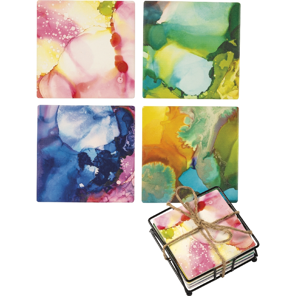 Coaster Set - Alcohol Ink

Replicated from or...