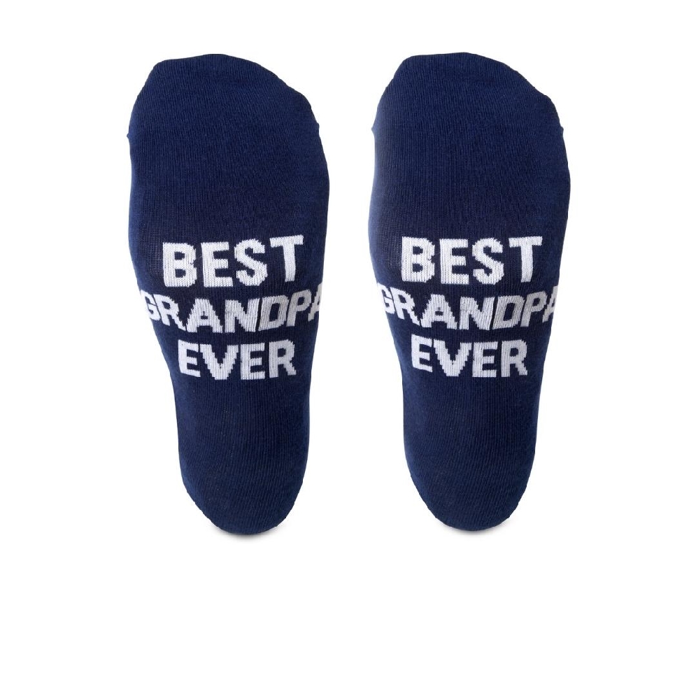   Best Grandpa Ever    Men s Cotton Blend Socks  