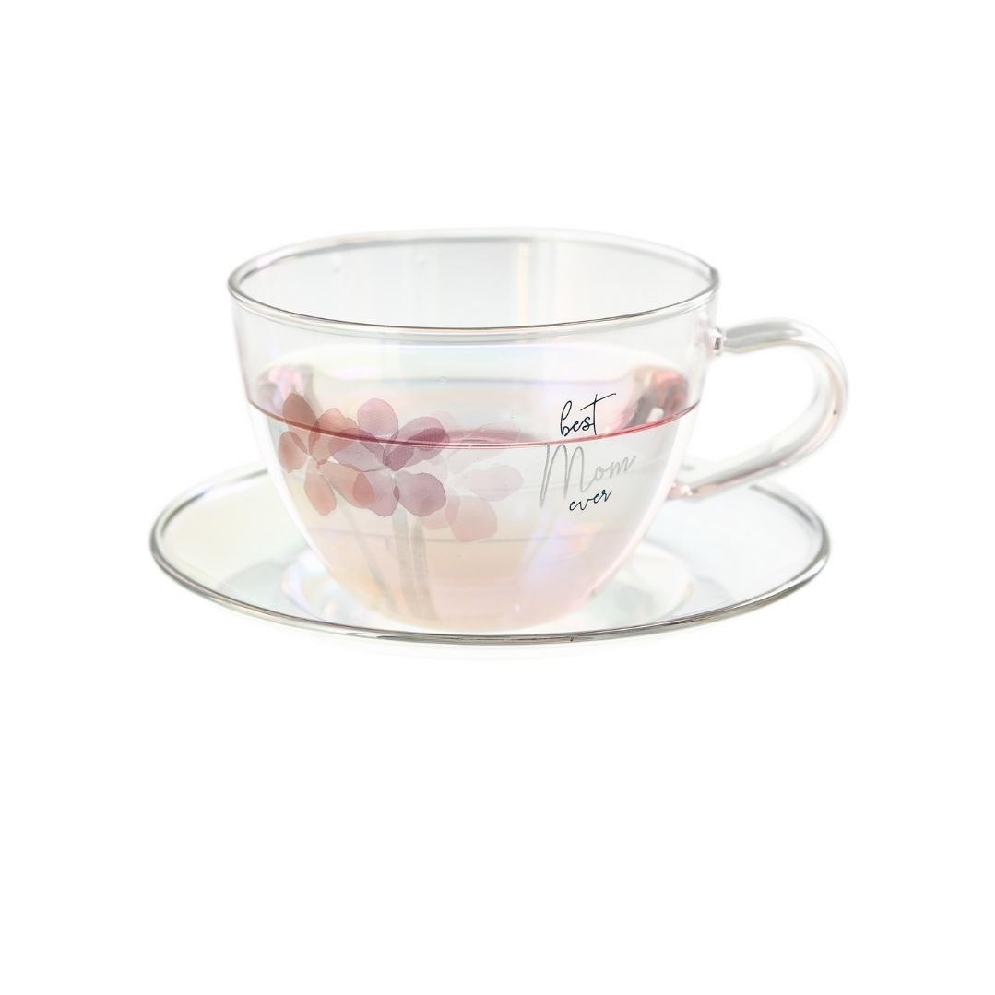 Best Mom Ever - Tea Cup and Saucer    