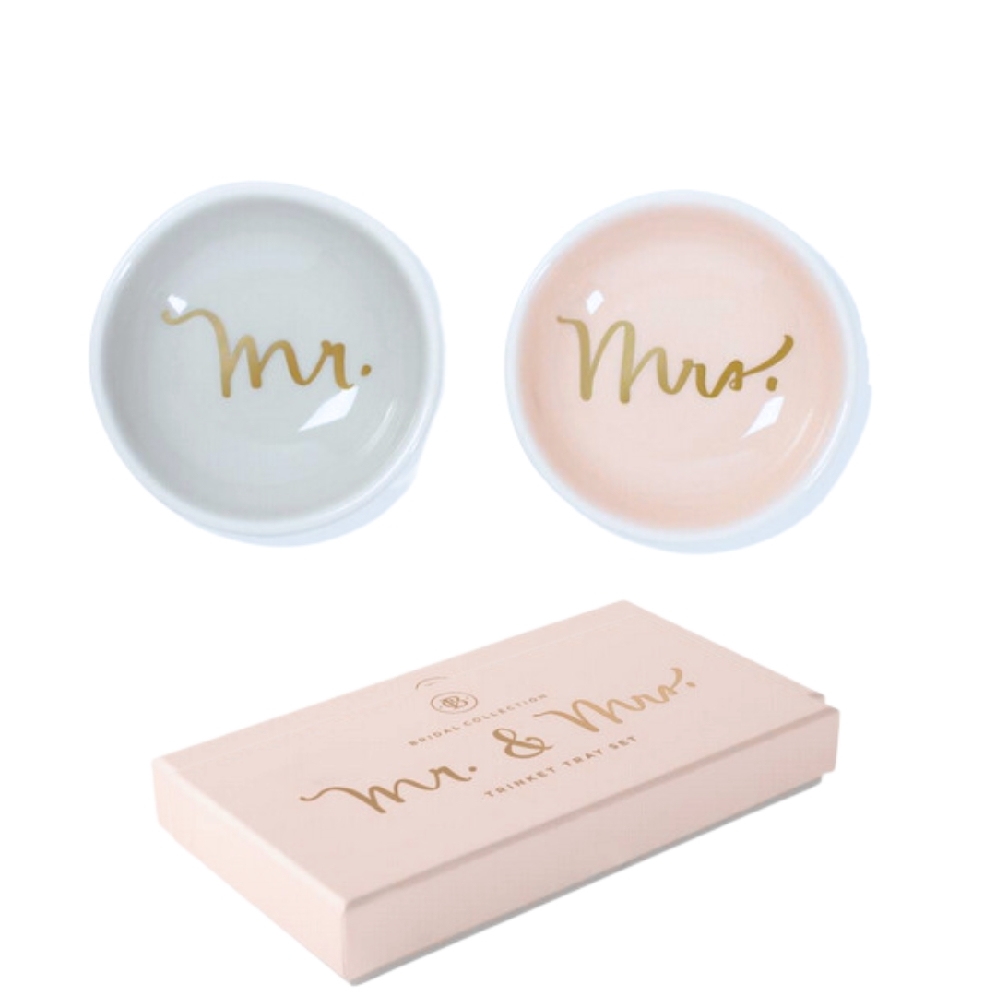 Trinket Tray for Wedding Rings   Mr   &   Mrs    