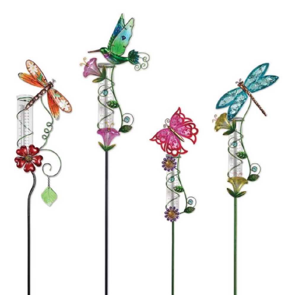 Rain Gauges - Choose From Pink Butterfly or Pin...