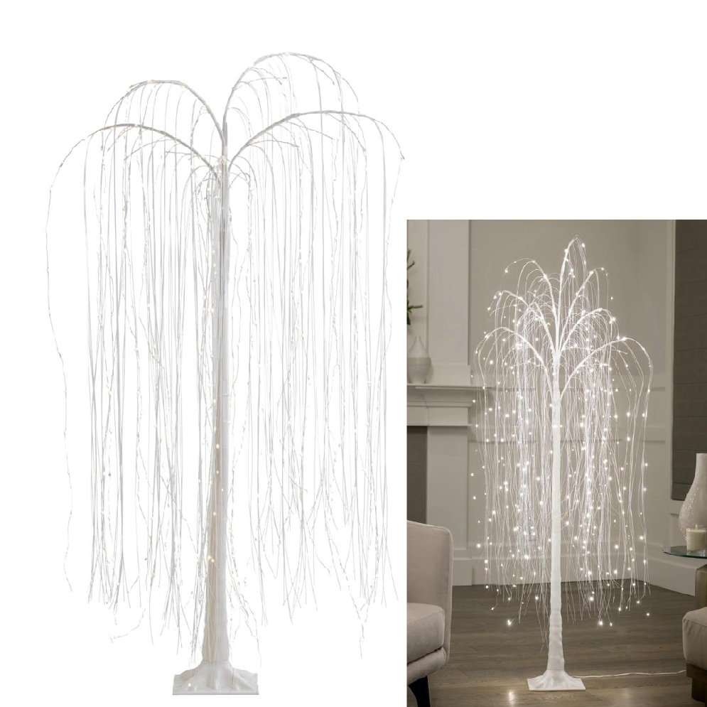 White Willow Freestanding LED Tree
60    (360 ...