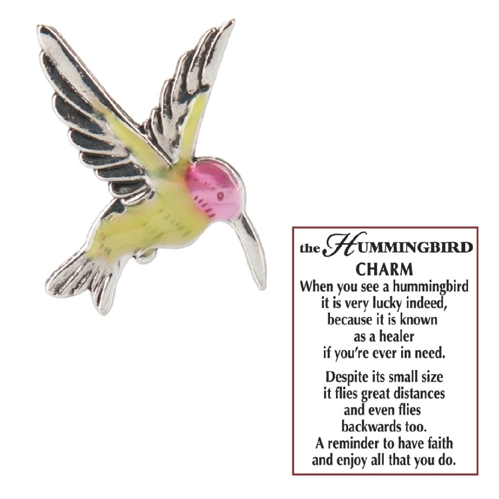 Hummingbird Charm
  When you see a hummingbird...