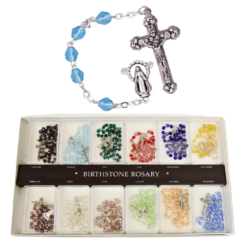 Birthstone Rosary - Available in all months.  