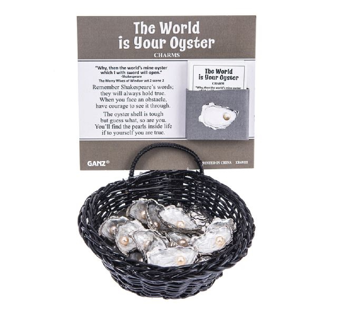 Pocket Charm
The World Is Your Oyster

  Why...