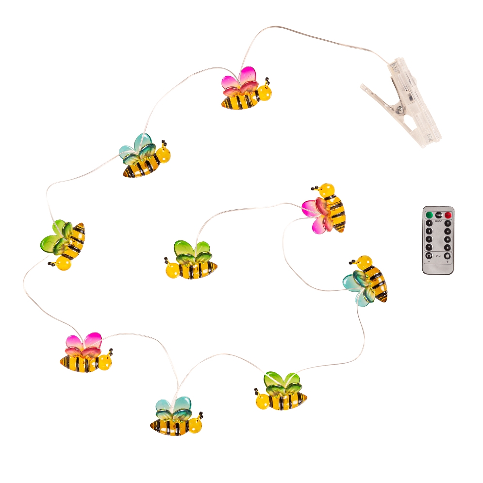 Bee String Lights with Timer and Remote
99   L...