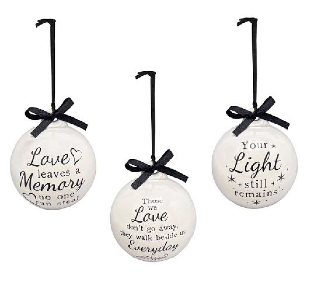 Ceramic Remebrance Ornament
w/ Bow
3.75  

...