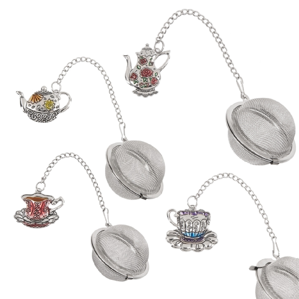 Tea Infuser - Pink Roses Teapot; Pink Teacup &amp; ...