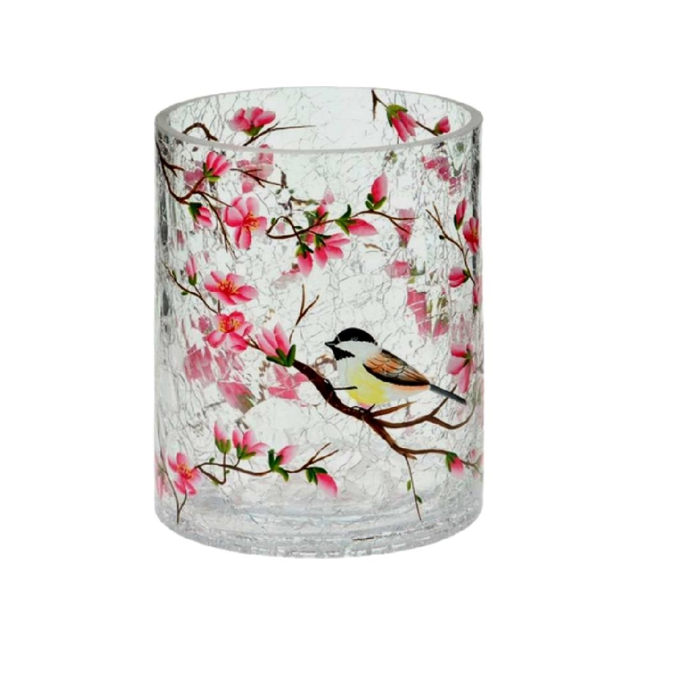 Glass Cylinder With Bird
5x4  
  