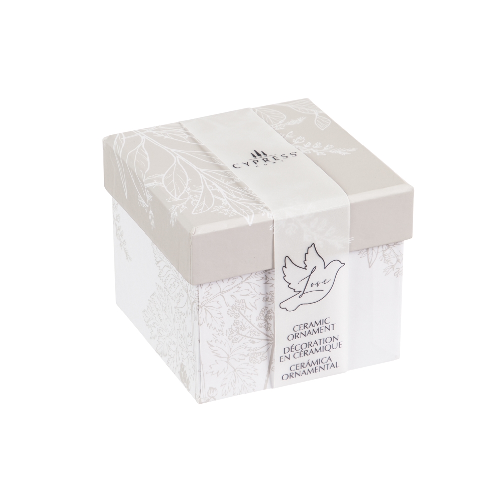 3D Porcelain Dove Ornament in Gift Box

This ...