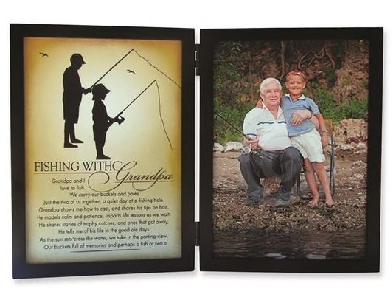 Fishing with Grandpa
5x7 Black Photo Frame  