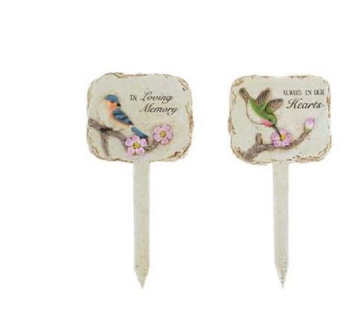 Memorial Stake w/ Bird
2 Styles  