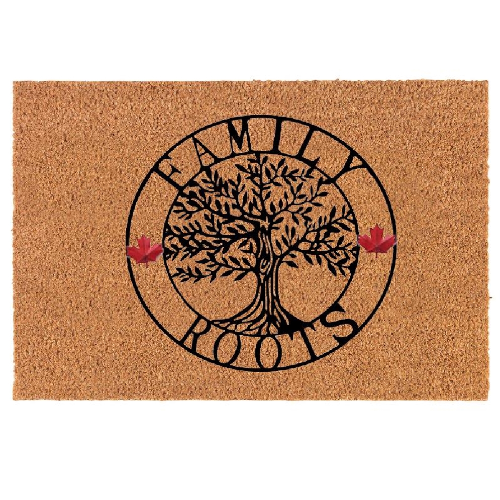 Canadian Family Roots Mat

Greet your guests ...