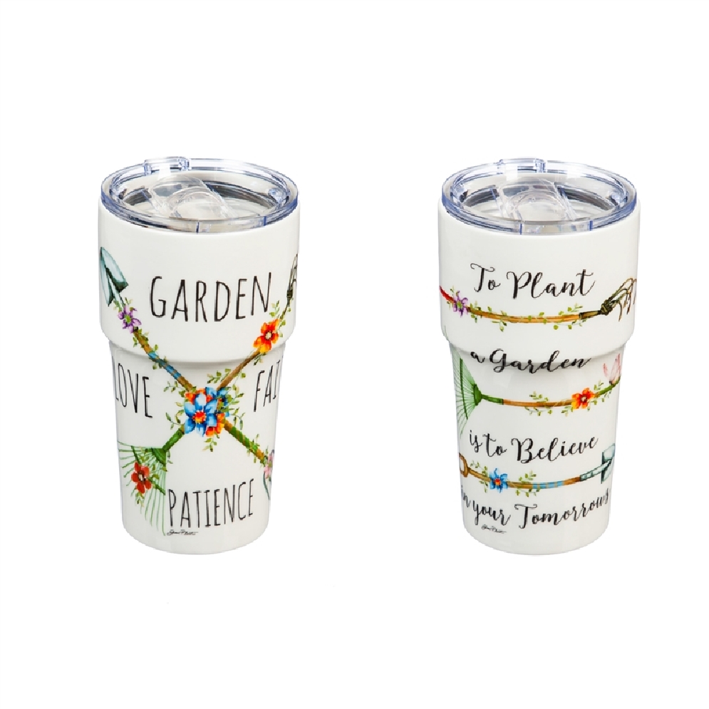   Garden Inspiration   Double Wall Ceramic Comp...