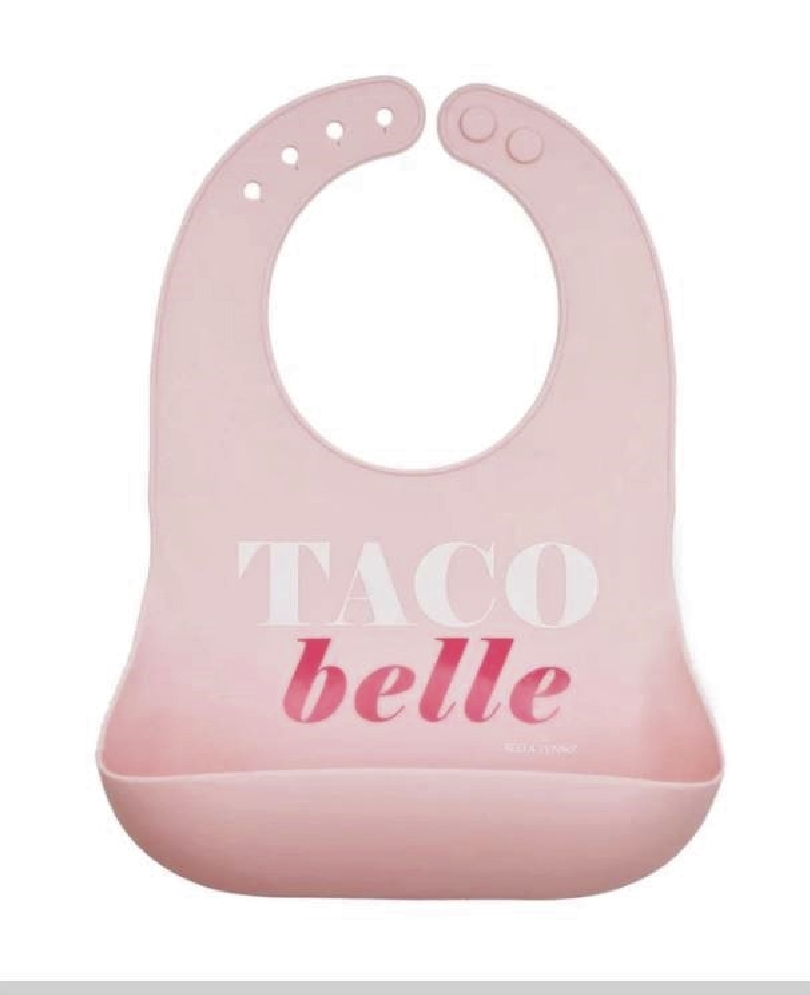   Taco Belle   Silicone Bib

Silicone bib wit...