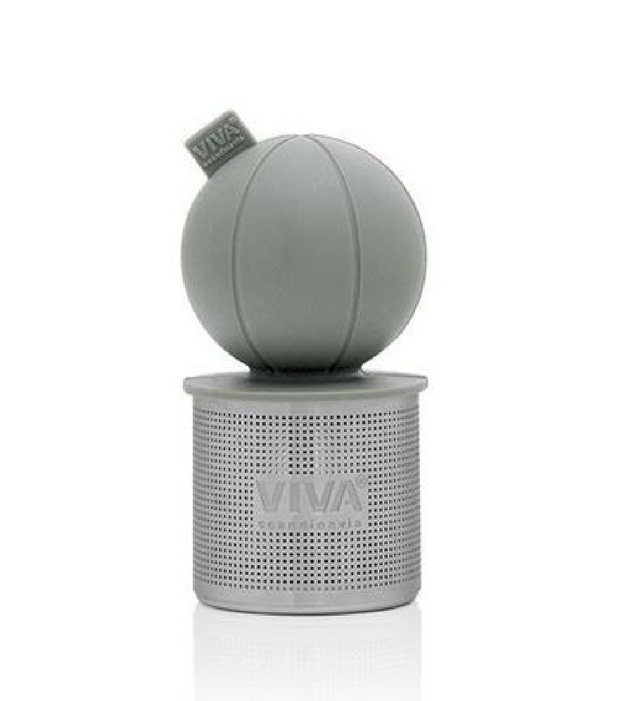 Infusion Floating Tea Strainer w/ Silicone Sauc...