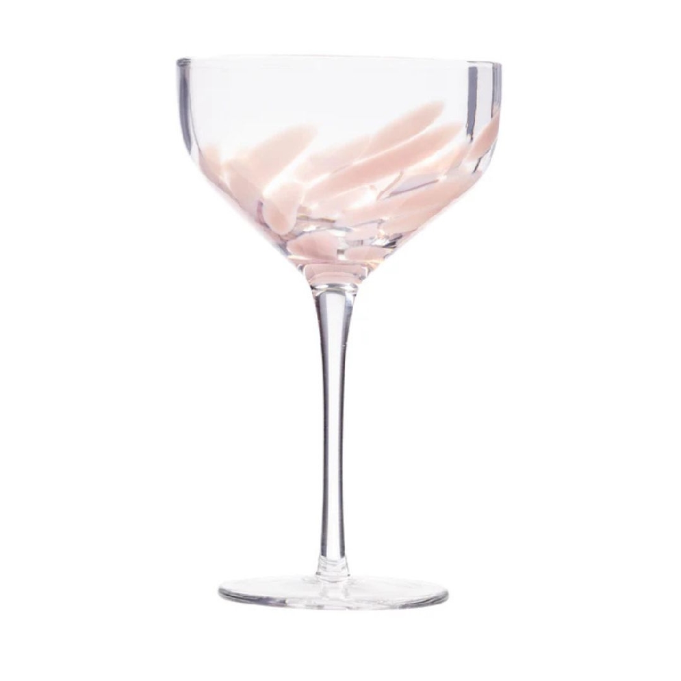 Cheena Coupe Glass
Pink 

Cheena Glasses: wh...