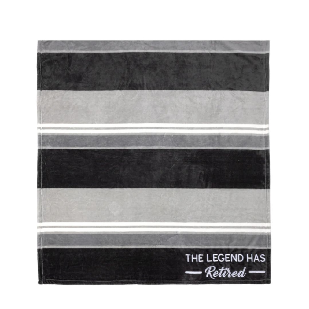   The Legend Has Retired  
Royal Plush Blanket...