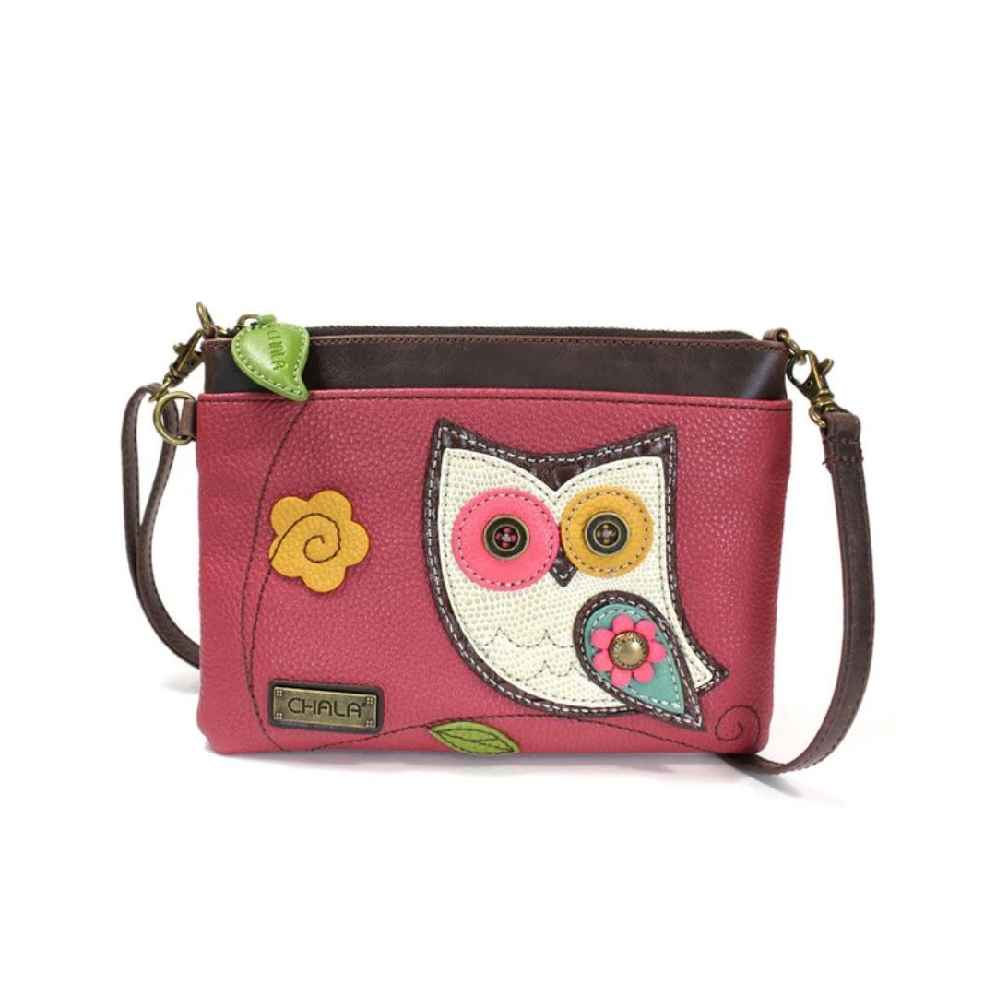 Mini Crossbody
Owl/Dark Pink
Faux Leather
8 ...