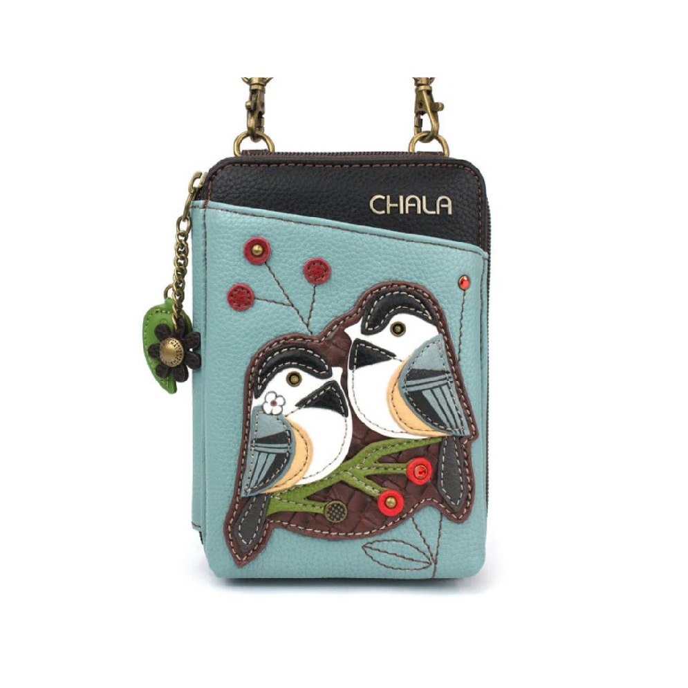 Wallet Crossbody
Chickadee/Blue
Faux Leather...
