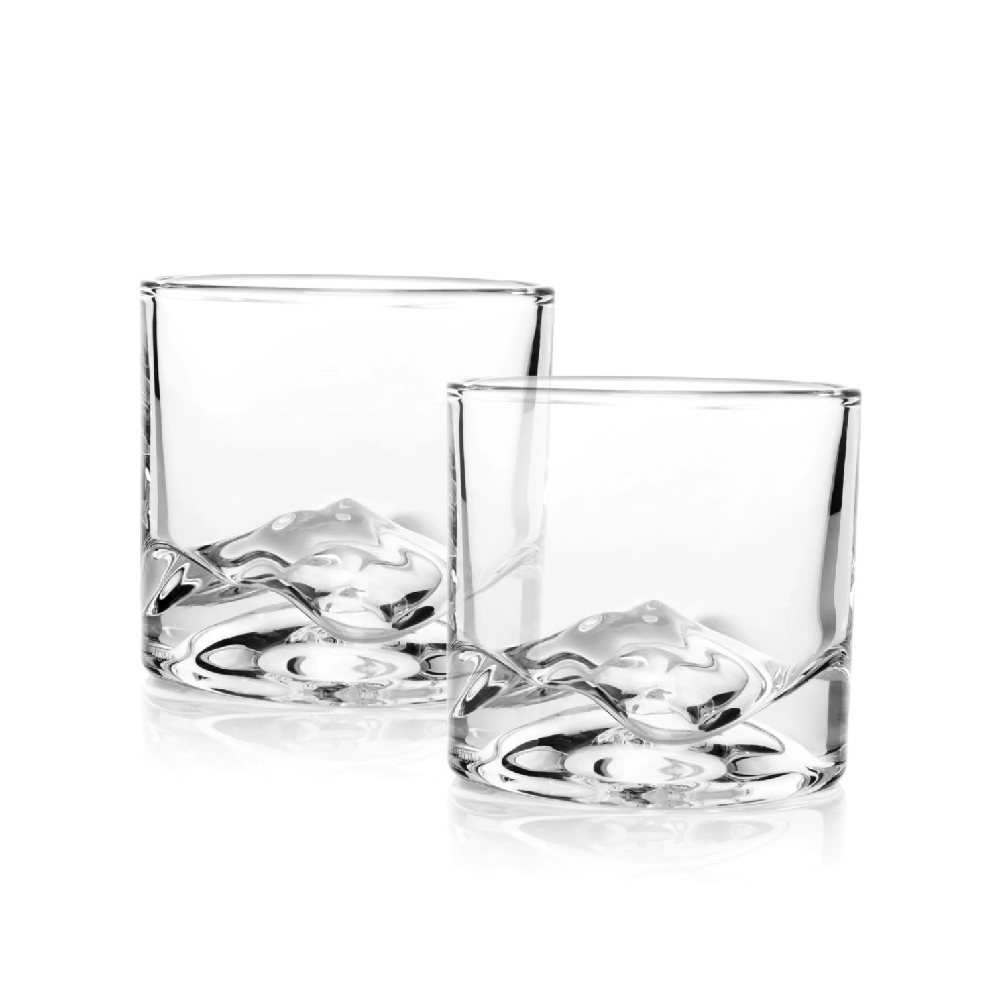 MT. Blanc Crystal Whiskey Glasses 
Set of 2
 ...