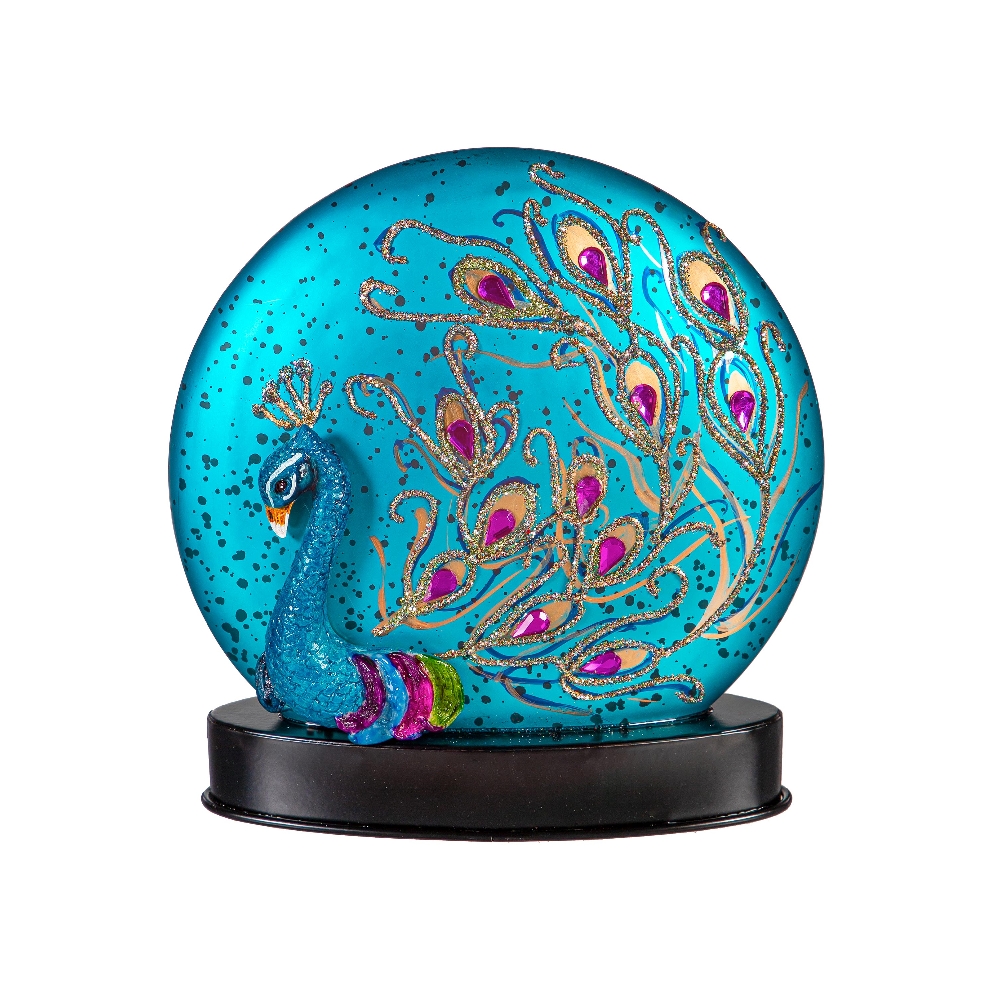 Peacock LED Glass Table Decor
6.25    
