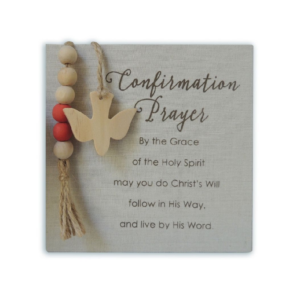Confirmation Plaque w/ Beads
6
Fabric cov...