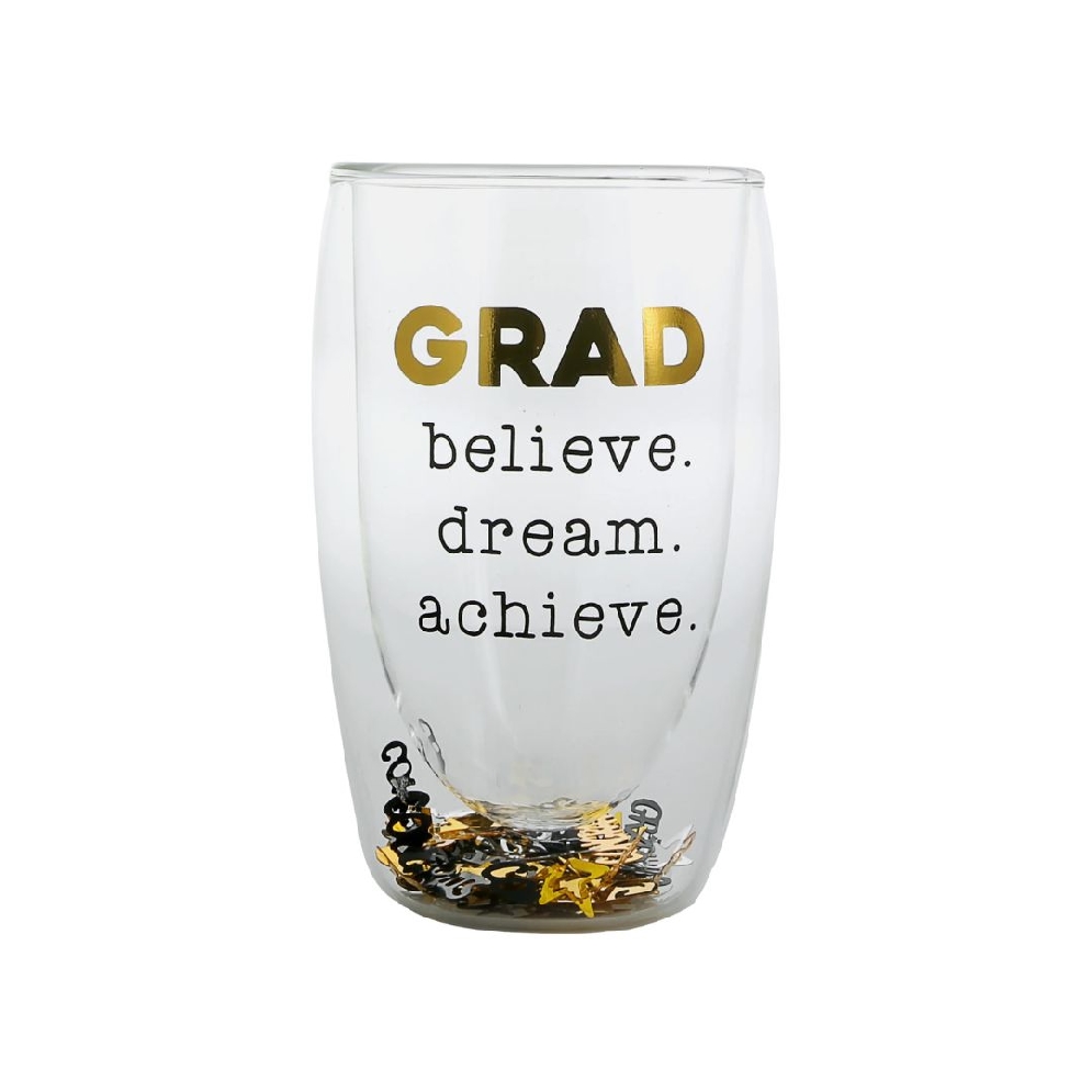 Grad 14 oz Double-Walled Glass  