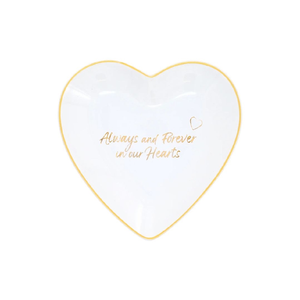 In Our Hearts 4.5   Heart Keepsake Dish  