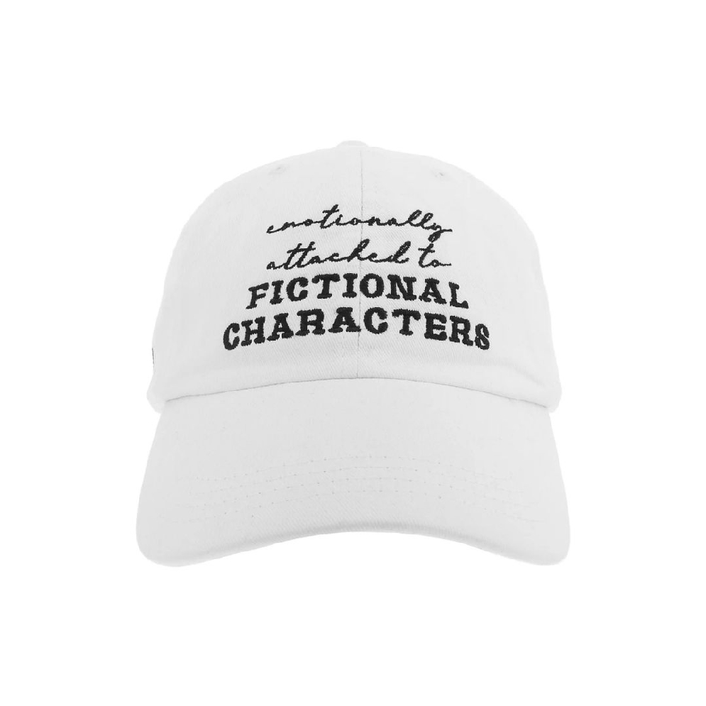 Emotionally Attached White Adjustable Hat  