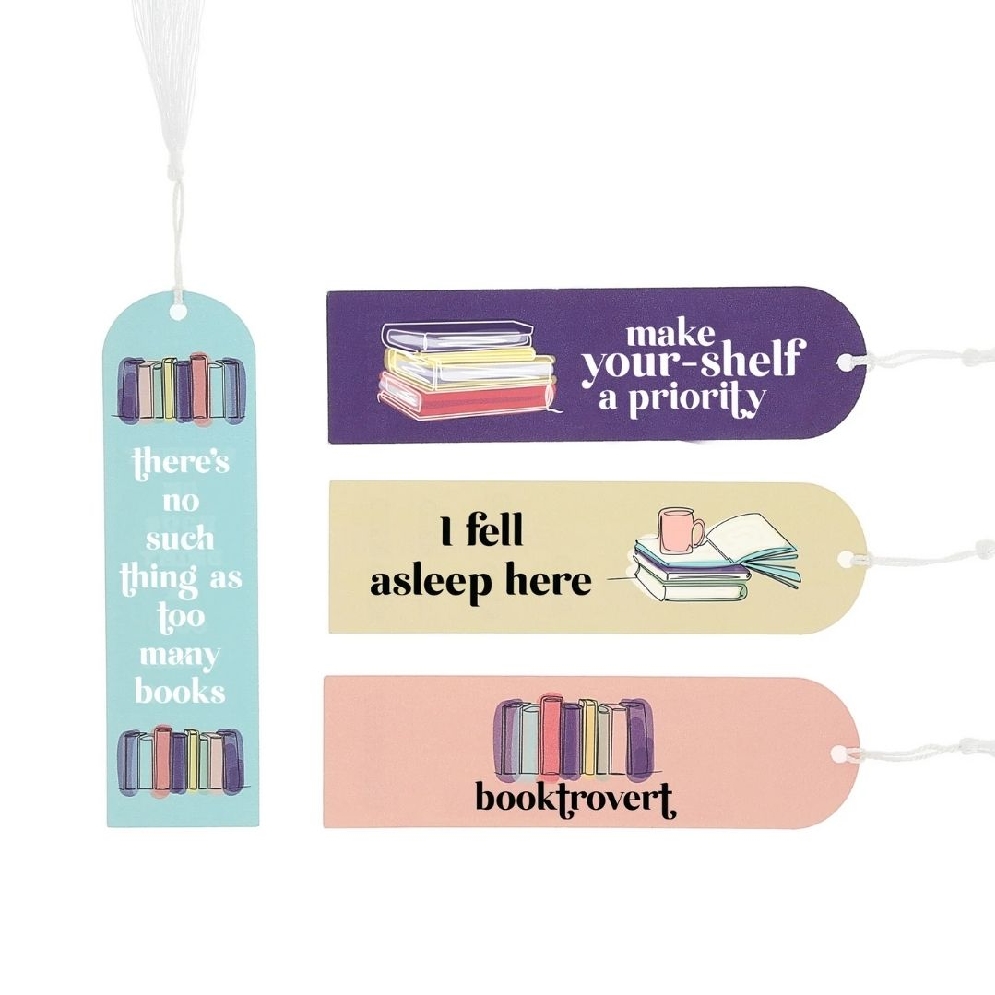All Booked Up Bookmark Gift Set (Set of 4)  