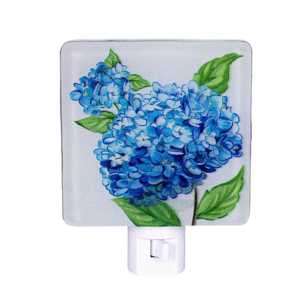 Hydrangea VivaStyle Glass Nightlight  