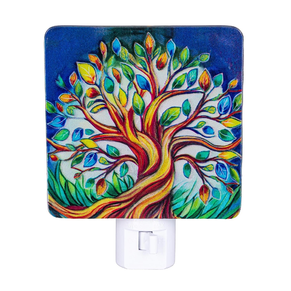 Tree of Life Glass Nightlight  