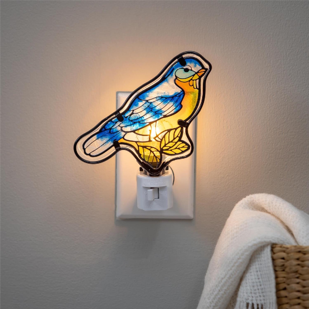 Bluebird Glass Nightlight  