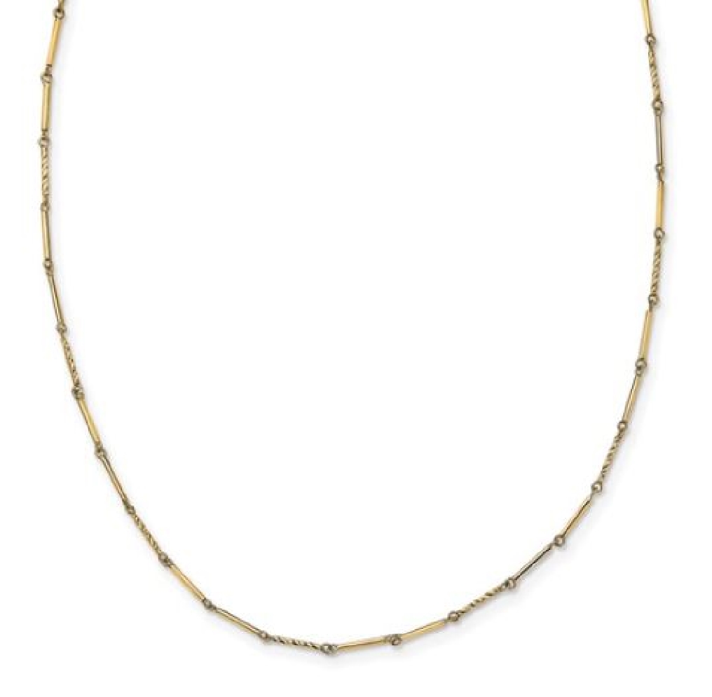 Polished Diamond Cut Necklace
14KT Yellow Gold...
