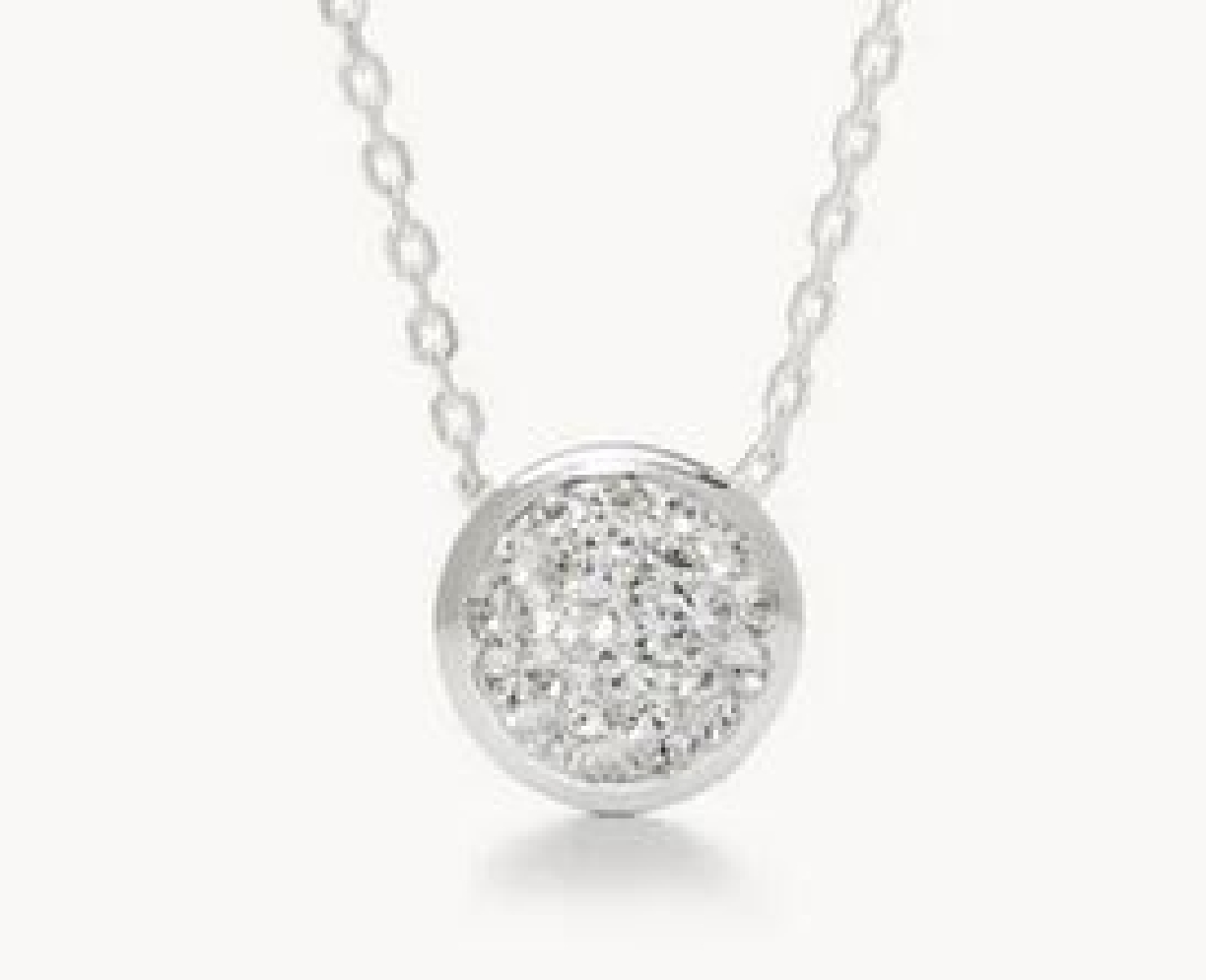 Sparkle Bezel Necklace

Silver or
Yellow gol...