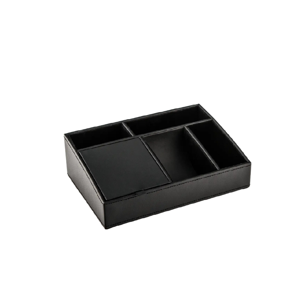 Table Tray Accessory Organizer - Faux Leather
...