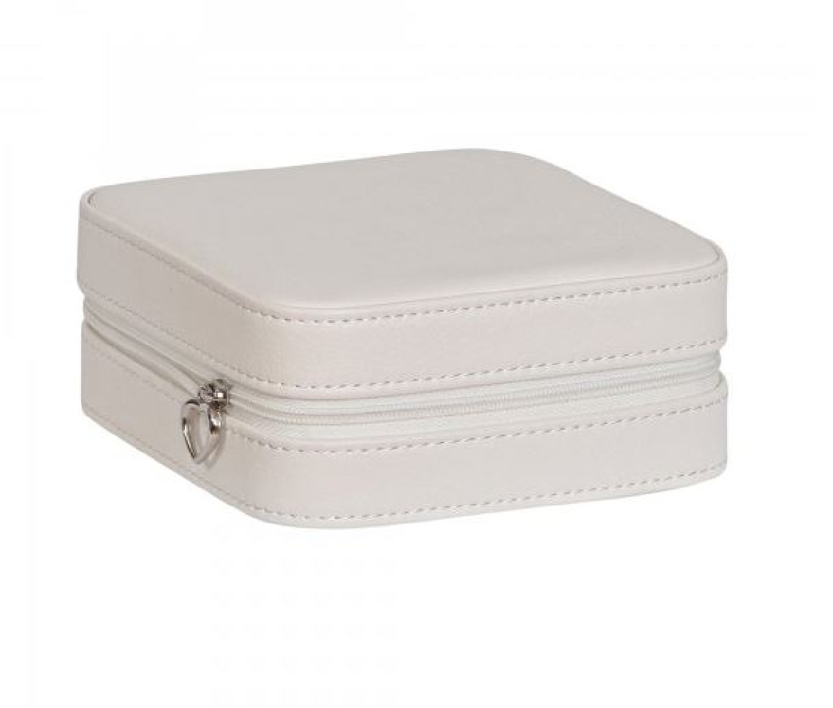 Vegan leather
Square shape
Mirrored hinged di...