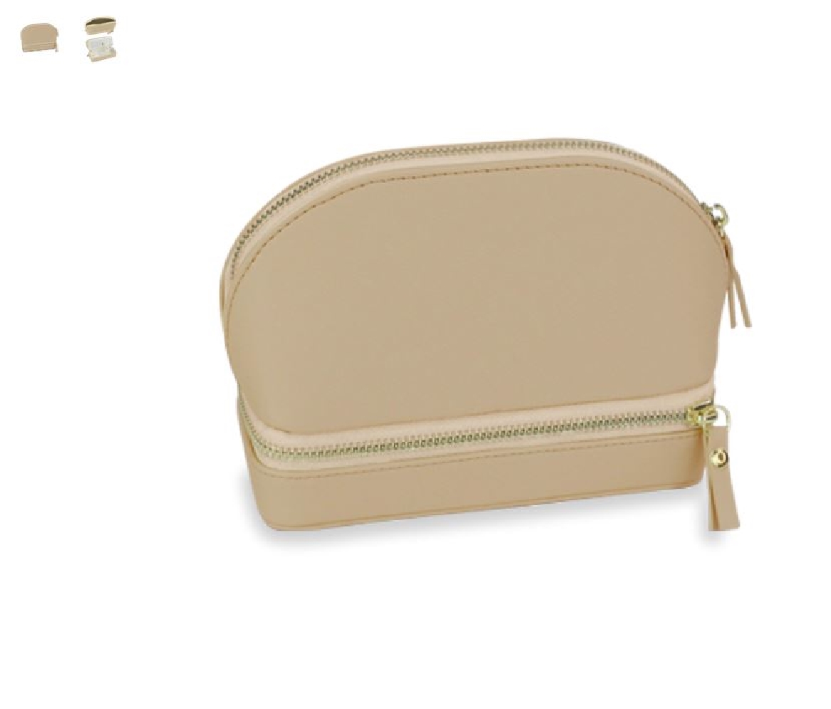 Duo Travel Case
Vegan Leather
Buff w/ Cream S...