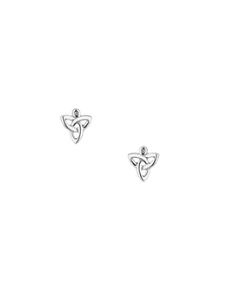 Diamond Trinity Post Earrings 
Sterling Silver...