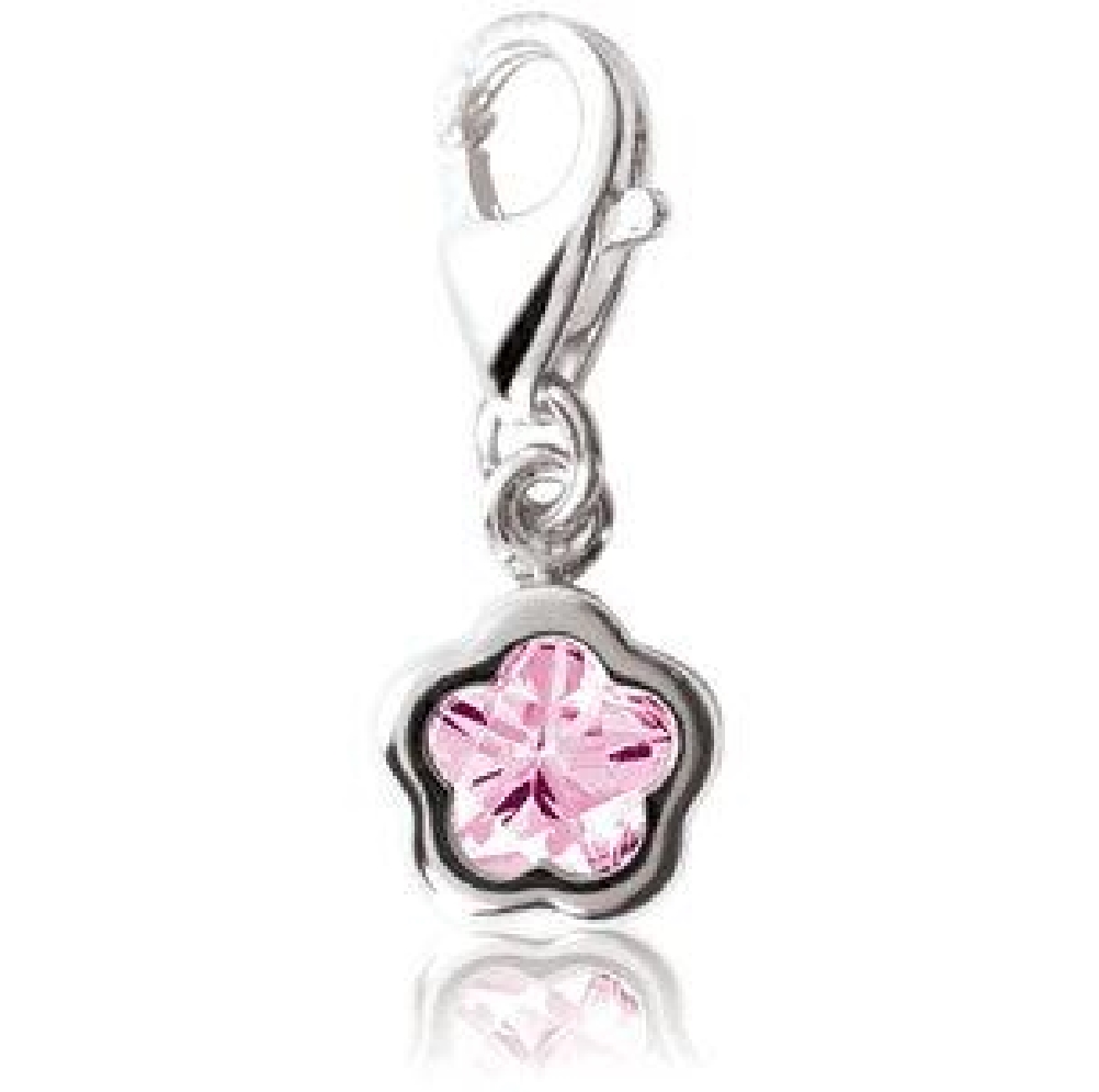 Silver BFlower Charm
Available in five colors:...