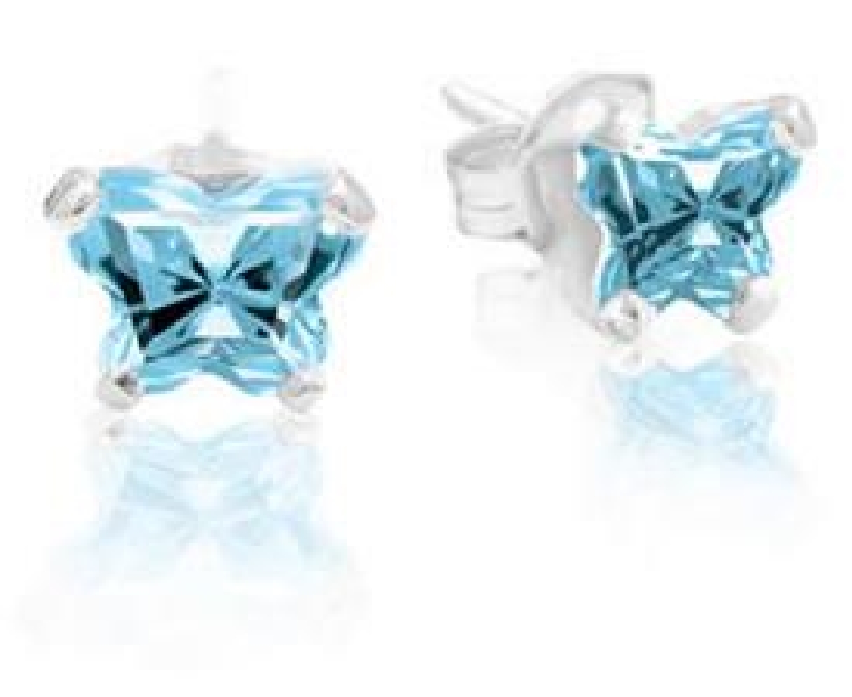 BFly Silver Earrings
Available in all birthsto...