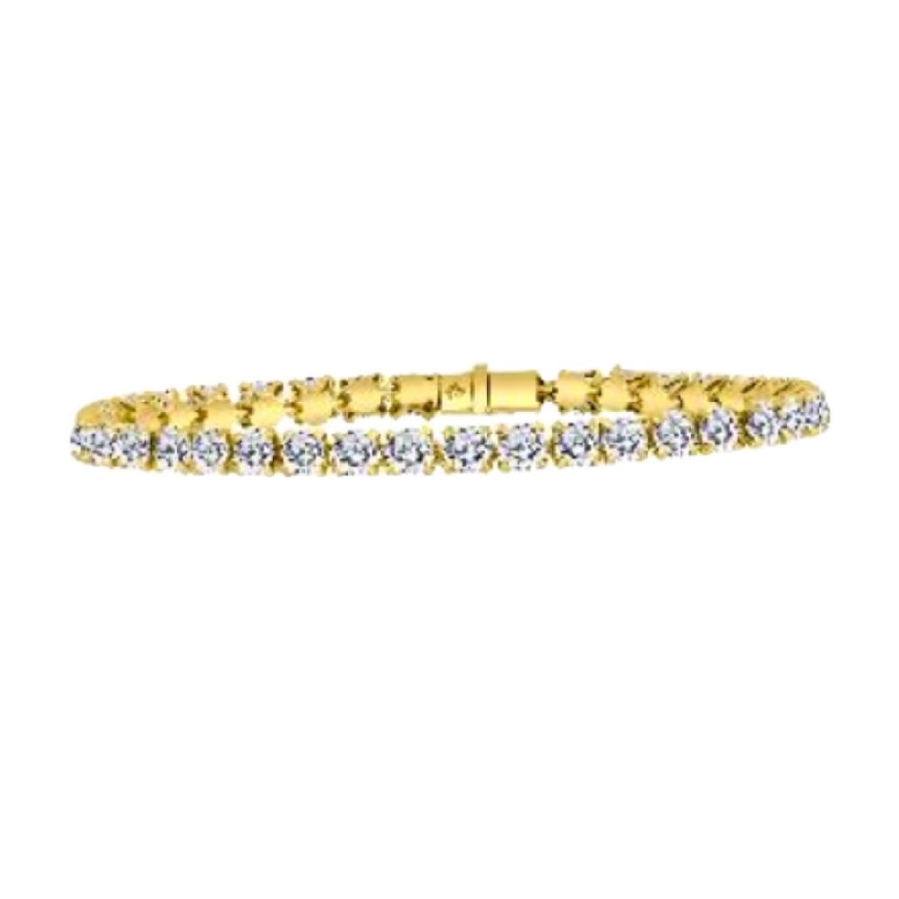 LAB-Grown Diamond Bracelet 3.5ctw 
10KT Yellow...
