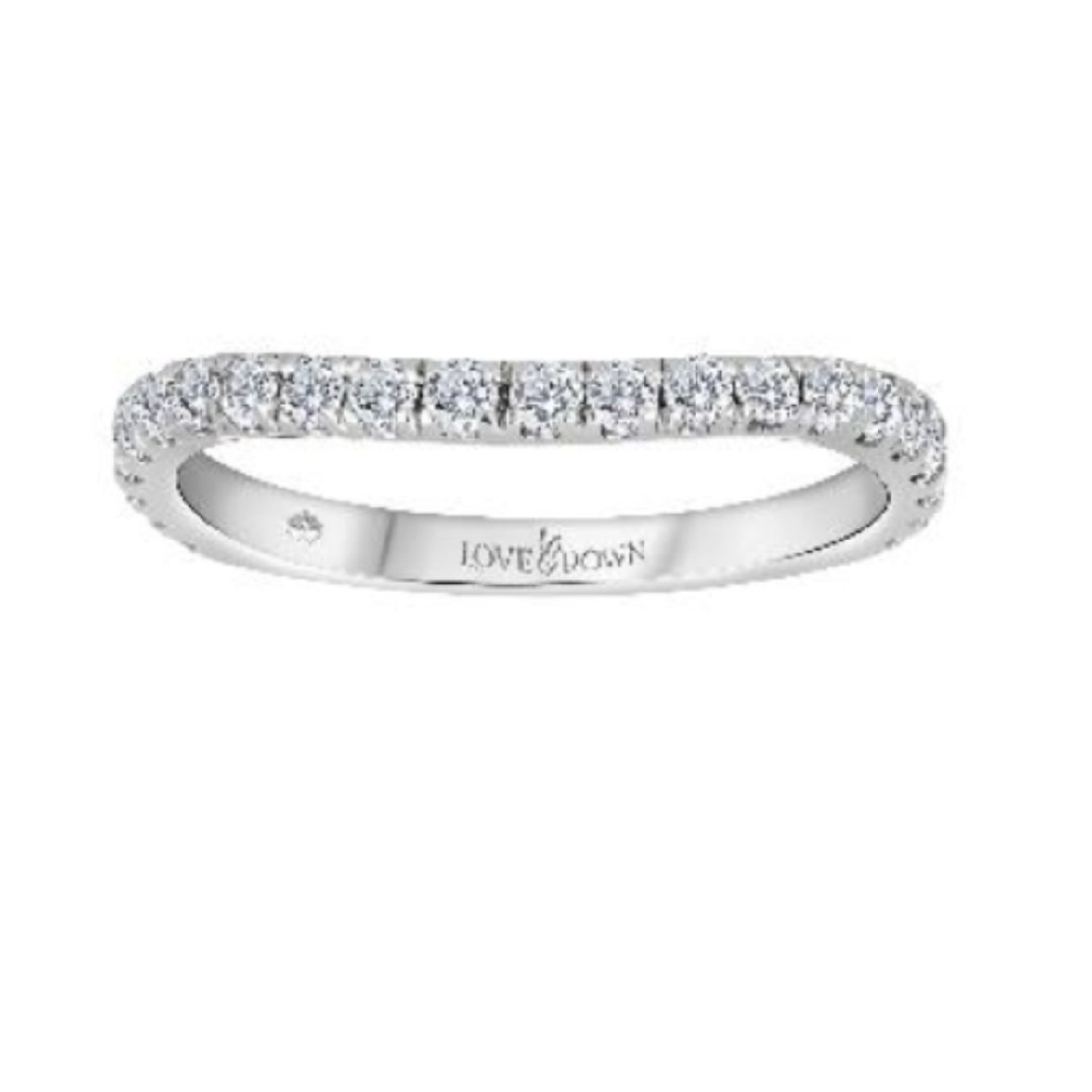 LAB-Grown Diamond Band  .45ctw
14KT White Gold...