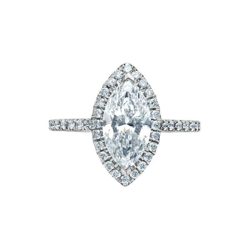 Marquise Halo LAB-Grown Diamond Ring
2.44ctw
...