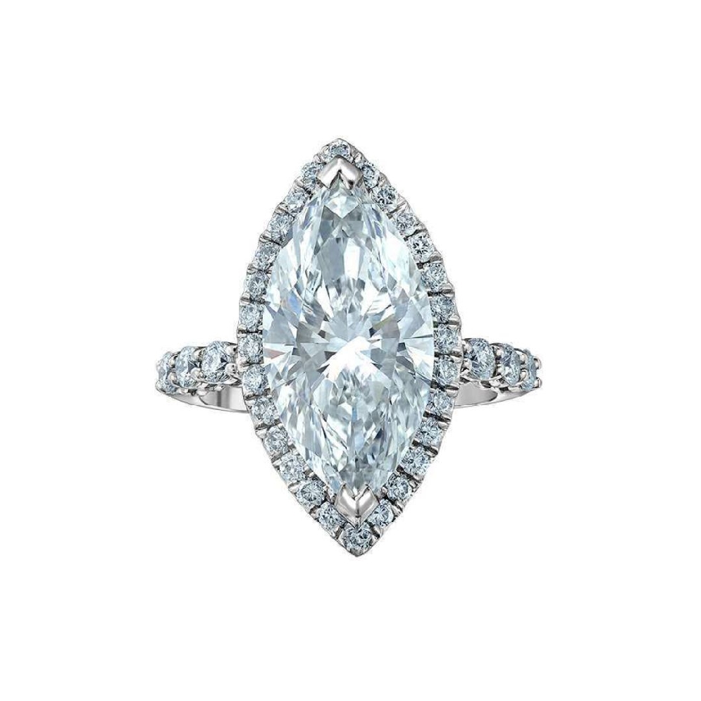 Marquise Halo LAB-Grown Diamond Ring
5.93ctw
...